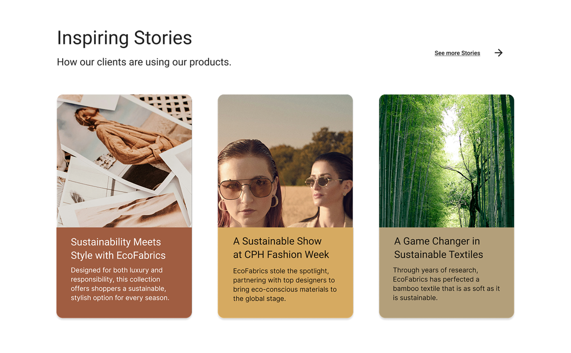 EcoFabrics content page