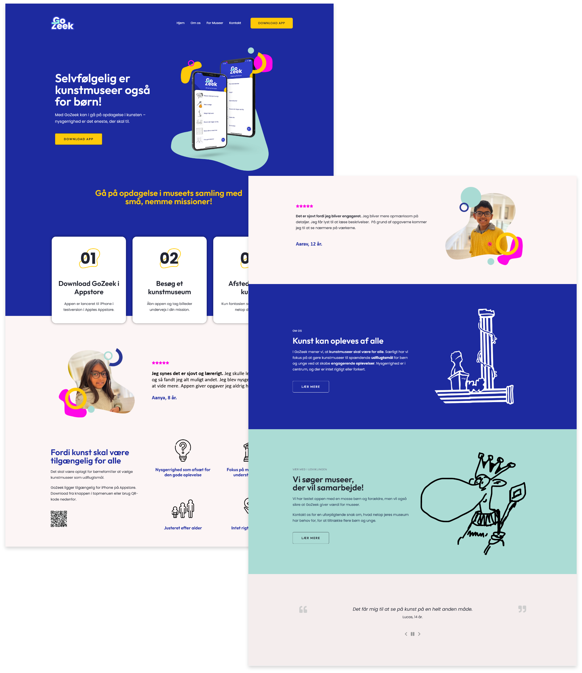 GoZeek website design